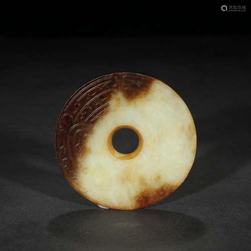 4: hetian jade jadeSpecification: 11.3 cm in diameter thickn...