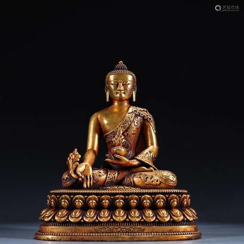 , copper medicine guru Buddha statuesSpecification: high 16 ...