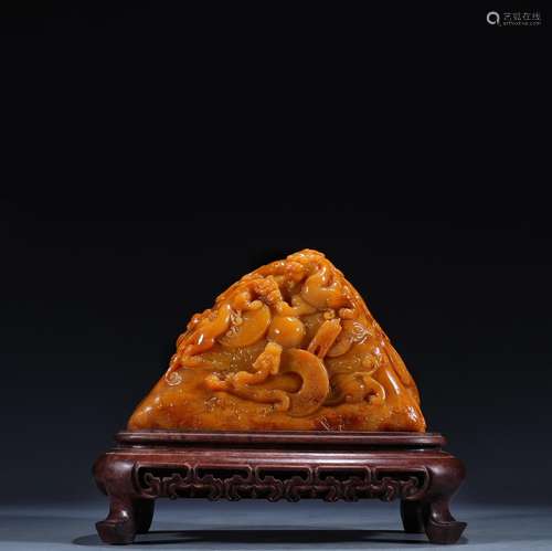 Night, shou field-yellow stone wulong play pearl furnishing ...