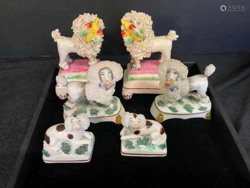 Staffordshire Dog Lot incl made in Germany