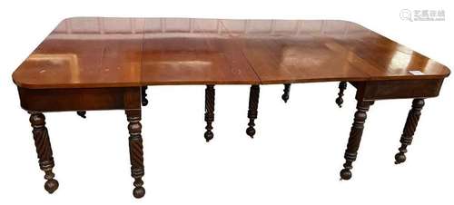 Pair of Connecting Drop Leaf Dining Room Tables