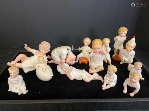 Children Porcelain Figurines Lot