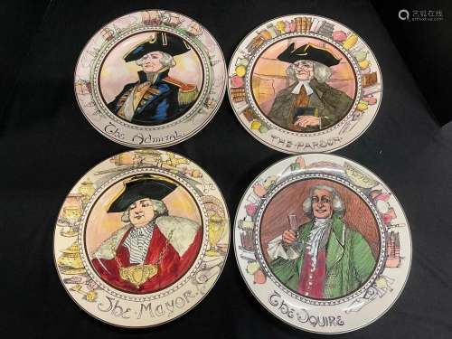 8 Royal Doulton Plates incl The Doctor, etc