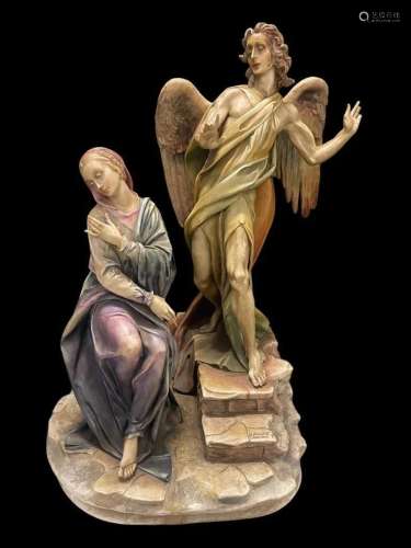 Porcelain by Borsato, Italian, of an angel
