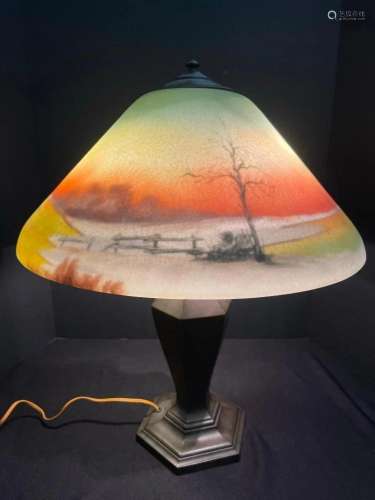 Classique Reverse Painted Lamp