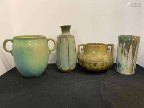 Fulper Pottery Vase & Tumbler, Frankoma, etc