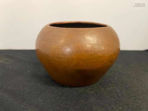 Dirk Van Erp Hammered Copper Vase