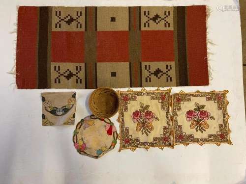 Textiles incl. Woven Carpet, needlepoint, etc