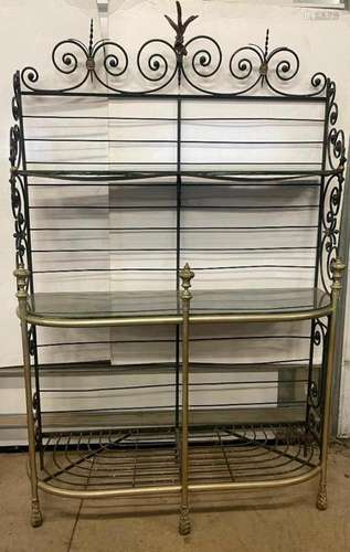 Bakers Rack, Wrought Metal