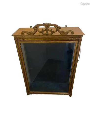 Hanging Curio Cabinet, Illuminated