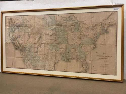 1868 "Map of the United States & Territories"