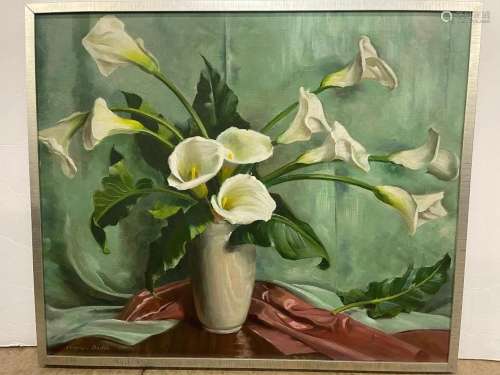 Marion Dodds Oil on Canvas Still Life