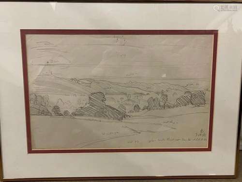 Charles Burchfield 1915 Pencil Drawing