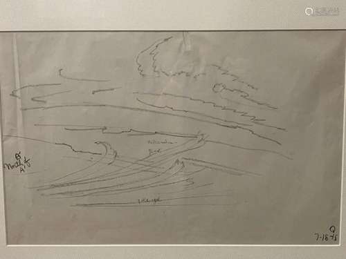 Charles Burchfield 1915 Pencil Drawing