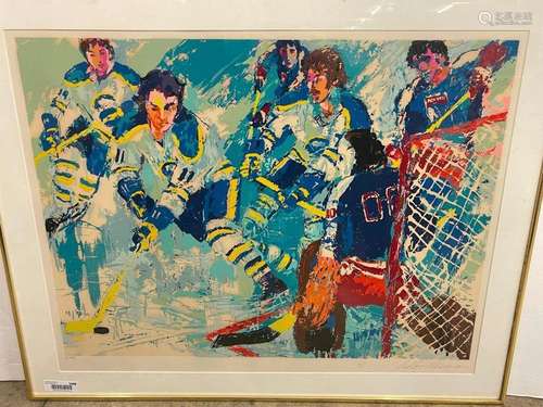 LeRoy Neiman Signed And Numbered Buffalo Sabres Print