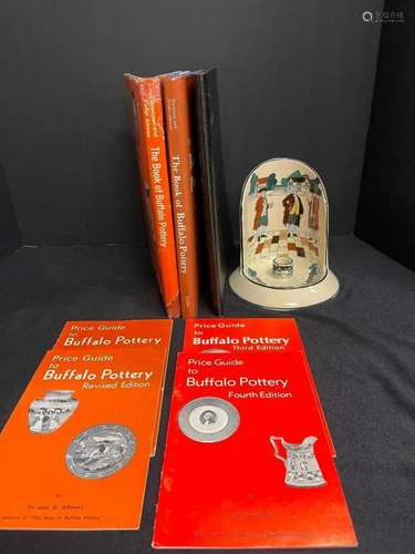 Buffalo Pottery Deldare Candlestick, etc