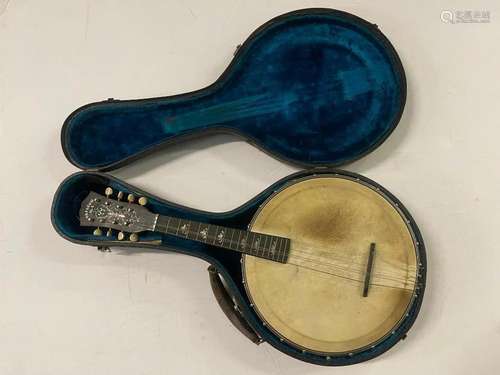 Orphelm No 1 8 String Banjo by Rettber + Lange