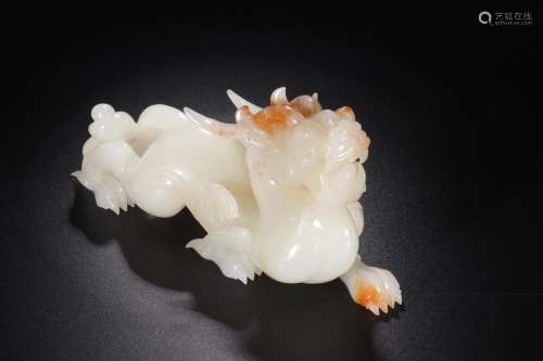 : ancient jade dragon furnishing articlesSize: 9.5 cm wide a...