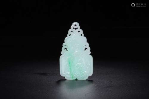 Jade: lucky to hang herSize: 6.5 cm wide and 3.7 x 0.6 cm we...