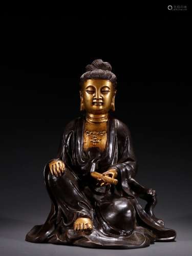 Copper, gold guanyin statuesSpecification: the bottom long 1...