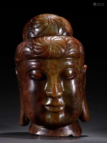 First carvings, ancient jade BuddhaSpecification: high 27 wi...
