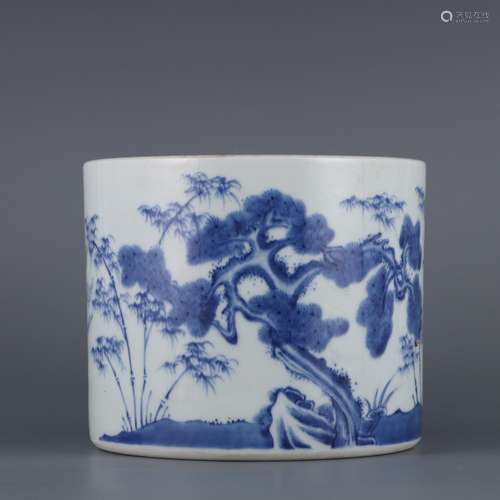 Age between blue and white poetic pen container size: height...