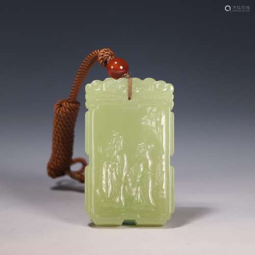 , hotan topaz listed in the narrative poemsSize: 5.1 cm high...