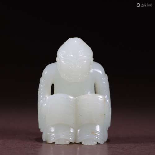 : hetian jade hold by furnishing articlesSpecification: 6 cm...