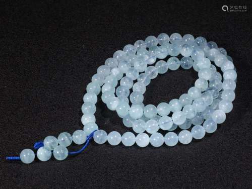 Blue sea, armed with beadsSpecification: bead diameter 1 cm ...