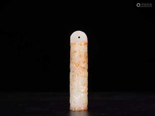 Acura - hetian jade YunLongWen feathered pipeSpecification: ...