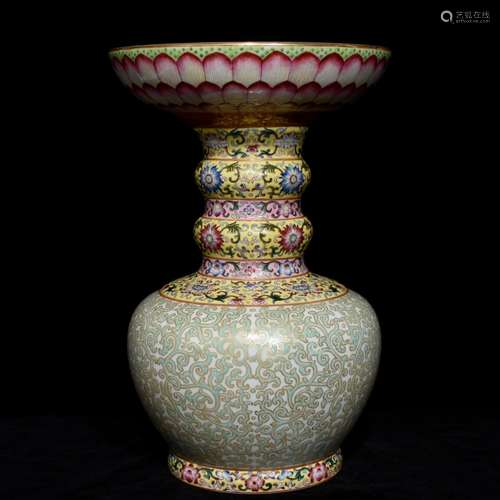 Pastel colour flower grain lotus lamp, high diameter of 20.5...