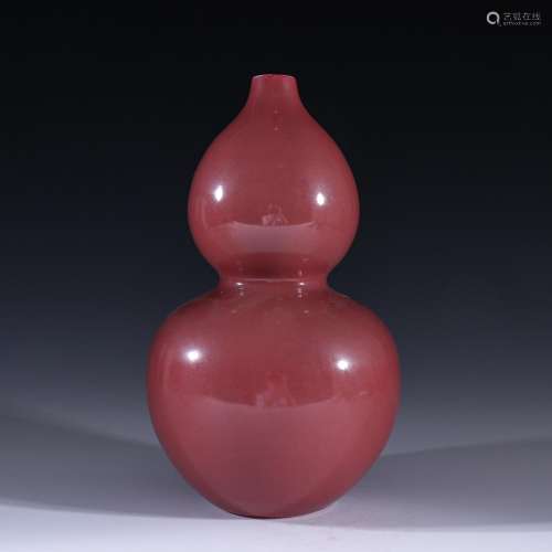 The red glaze pigment grain bottle gourdSpecification: high ...