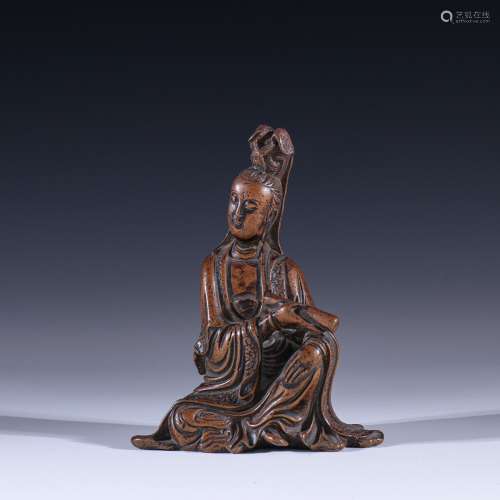 The old copper casting roll guanyin statueSpecification: hig...