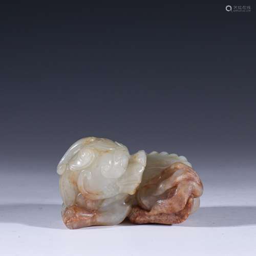 Hetian jade seed makings benevolent carvingsSpecification: h...