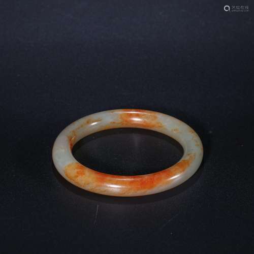 Hetian jade round bar element face braceletSpecification: 5....