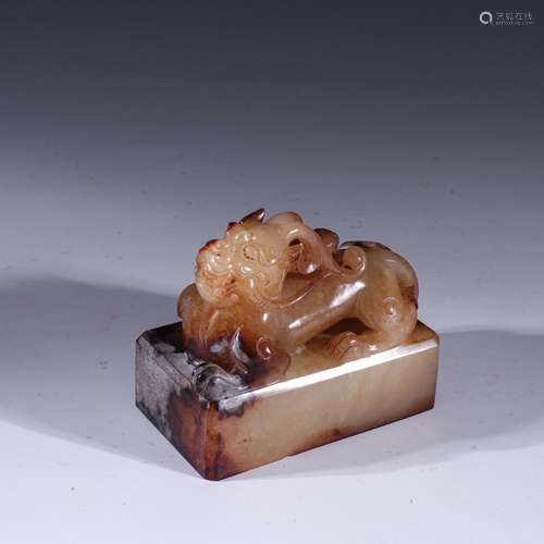 Ancient jade benevolent NiuZhang materialSpecification: high...