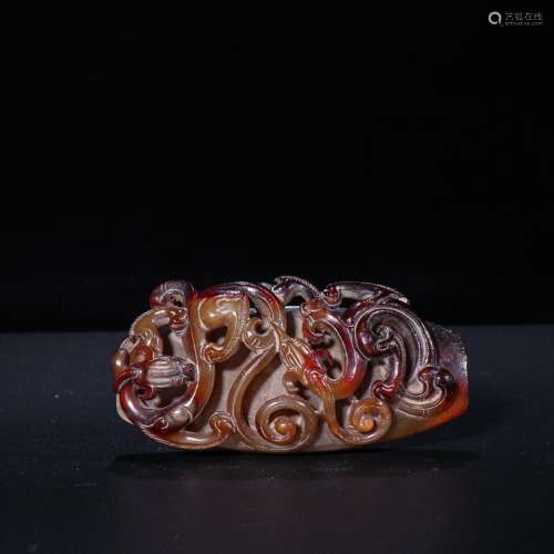 Ancient jade therefore dragon pendantSpecification: high 5 c...