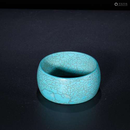 Turquoise bracelet flat barSpecification: 6.3 cm thick 0.6 c...