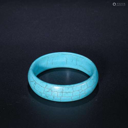 Turquoise flat bar element face braceletSpecification: 6.2 c...