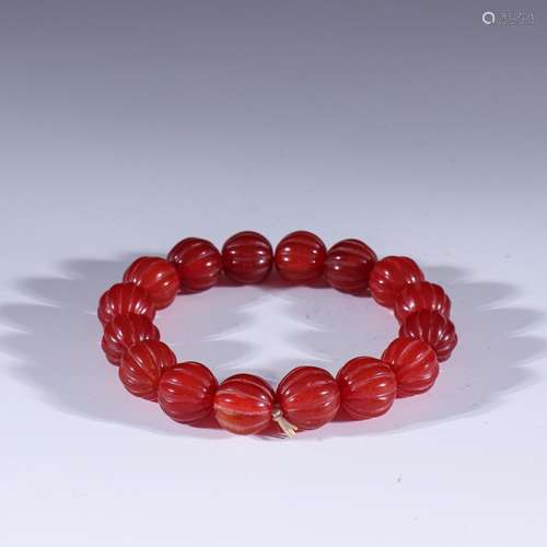 Natural agate string a prismatic handSpecification: bead dia...