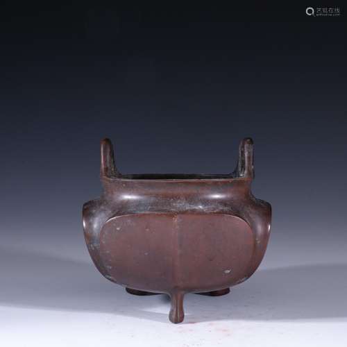 Old copper foetus ears three feet furnaceSpecification: high...