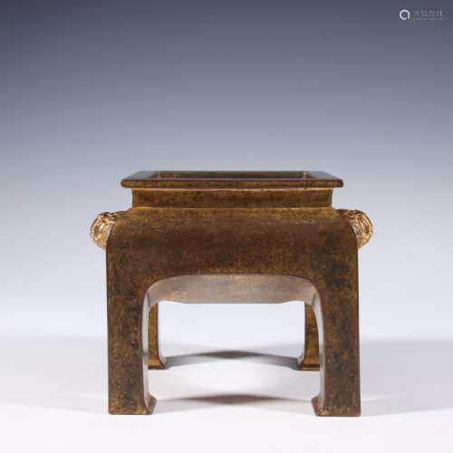 Copper and gold beast ear several furnace.Specification: hig...