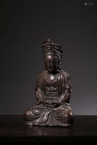 Bamboo guanyin tuas caveSize: 34.5 cm high, 14.4 cm long, 10...