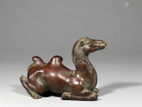 .Refined copper casting camel bijia furnishing articlesSize:...