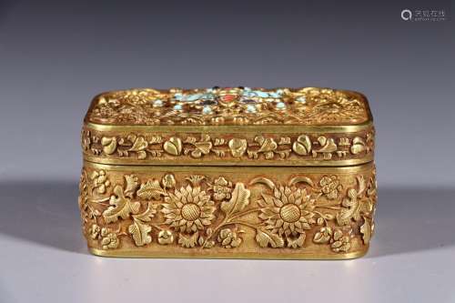 : silver and gold chisel carved flowers embedded a hoard of ...