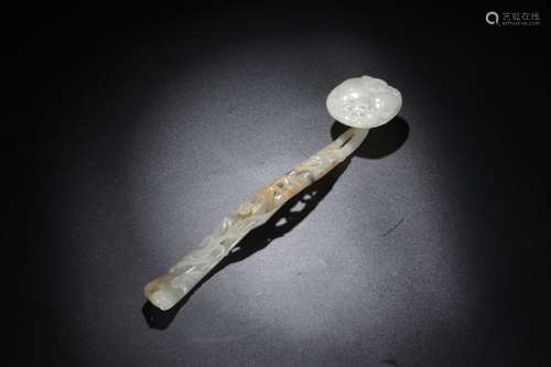 A: hetian jade liveSize: length 31 cm width 6.4 cm weighs 23...