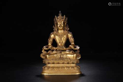 : gold guanyin statuesSize: 11 x 7.3 cm high 17.5 cm wide we...