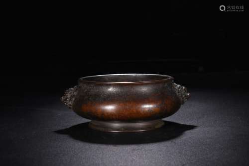 : copper foetus Suan ni incense burnerSize: 4.4 cm high ear ...