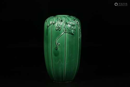 , and the green glaze melon leng bottlesSize: 22 cm tallBott...