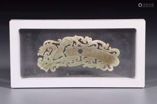 : hetian jade belt ooze palace has a dragon pendantLong and ...